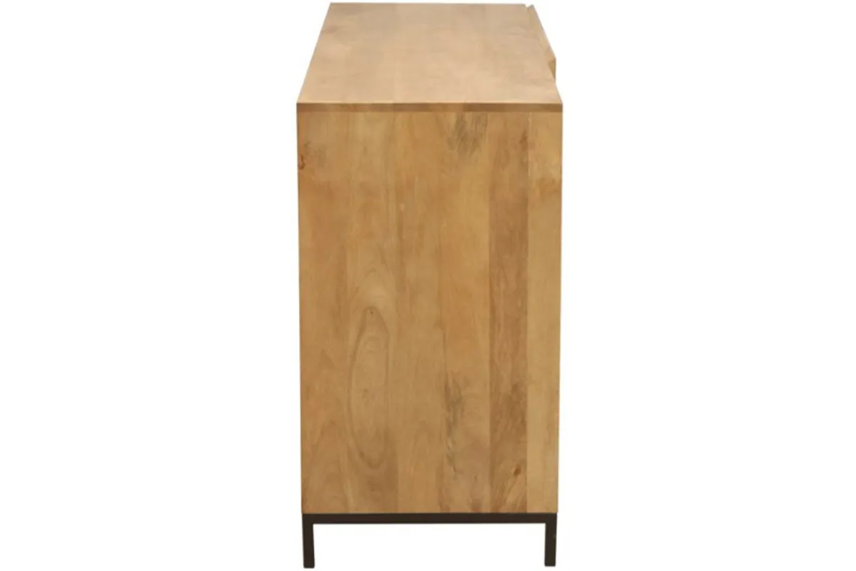 Miliboo Sideboard Industrie-Stil Mangoholz und Metall YPSTER* Sideboards