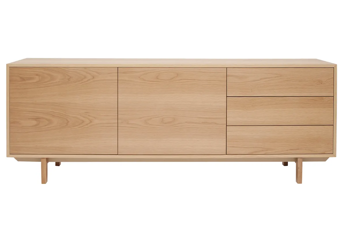 Miliboo Sideboard skandinavisch helles Holz B195cm SID* Sideboards