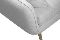 Miliboo 5-Sitzer skandinavisches Ecksofa hellgrau CREEP* Ecksofas