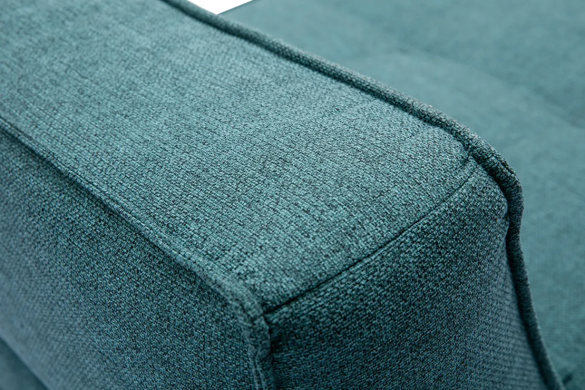 Miliboo 1-Sitzer-Schlafsessel in entenblauem Stoff KATY* Schlafsessel