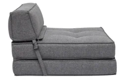 Miliboo 1-Sitzer-Schlafsessel in grauem Stoff KATY* Schlafsessel