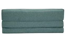 Miliboo 2-Sitzer-Schlafsofa graugrüner Stoff KATY* Schlafsessel