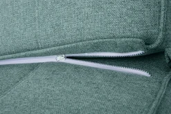 Miliboo 2-Sitzer-Schlafsofa graugrüner Stoff KATY* Schlafsessel