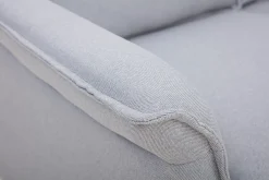 Miliboo 2-Sitzer-Sofa aus hellgrauem Stoff CLIFF* Design-sofas