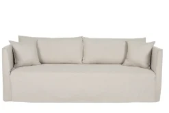 Miliboo 4-5-Sitzer-Sofa mit abnehmbarem Bezug aus beigem Stoff ADELE* Design-sofas