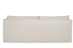 Miliboo 4-5-Sitzer-Sofa mit abnehmbarem Bezug aus beigem Stoff ADELE* Design-sofas