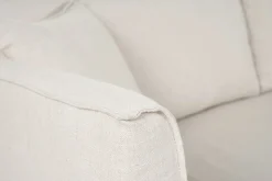 Miliboo 4-5-Sitzer-Sofa mit abnehmbarem Bezug aus beigem Stoff ADELE* Design-sofas