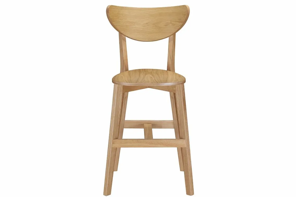Miliboo Skandinavische Barhocker LEENA Eiche (2er-Set)* Barhocker
