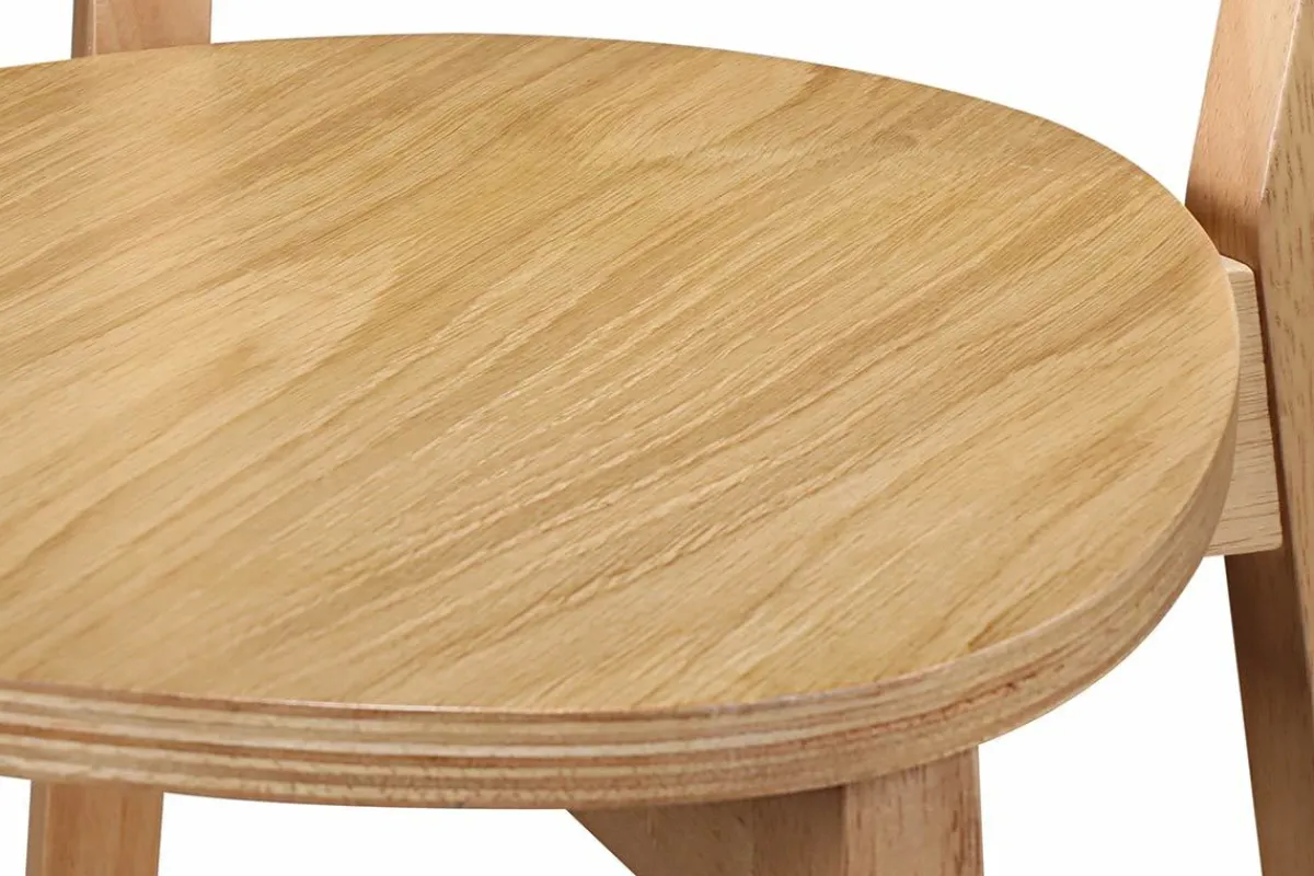 Miliboo Skandinavische Barhocker LEENA Eiche (2er-Set)* Barhocker