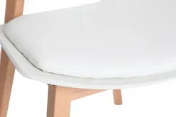 Miliboo Skandinavische Stühle aus weißem und hellem Holz (2er-Set) BOLEM* Design-stühle