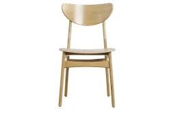 Miliboo Skandinavische Stühle aus hellem Holz und massiver Eiche (2er-Set) MAYA* Design-stühle