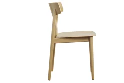 Miliboo Skandinavische Stühle aus hellem Holz und massiver Eiche (2er-Set) LOUISA* Design-stühle