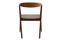 Miliboo Skandinavische Stühle aus dunklem Holz (2er-Set) BAHIA* Design-stühle|Holzstühle