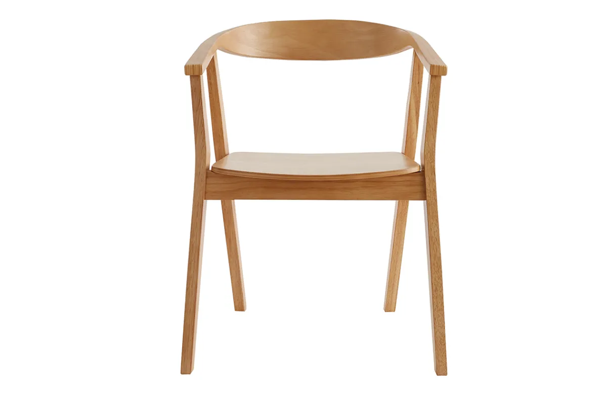 Miliboo Skandinavische Stühle aus Holz (2er-Set) BAHIA* Design-stühle|Holzstühle