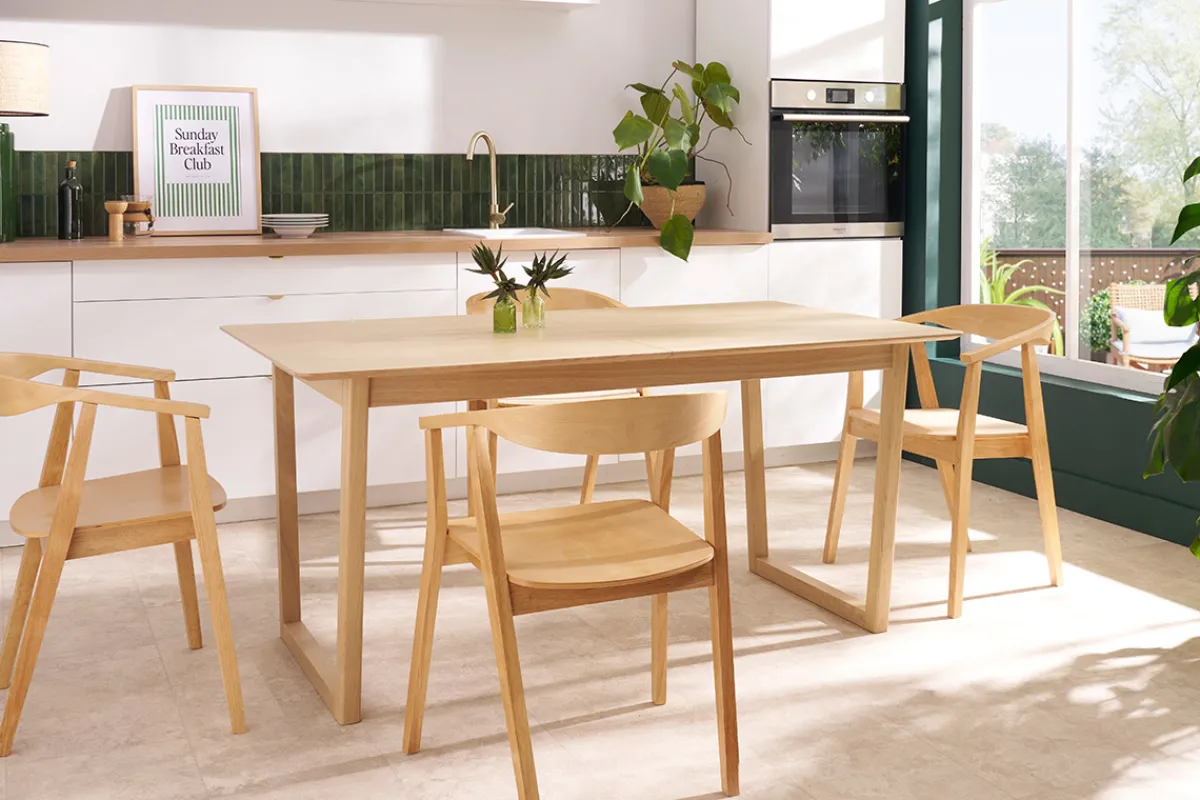 Miliboo Skandinavische Stühle aus Holz (2er-Set) BAHIA* Design-stühle|Holzstühle