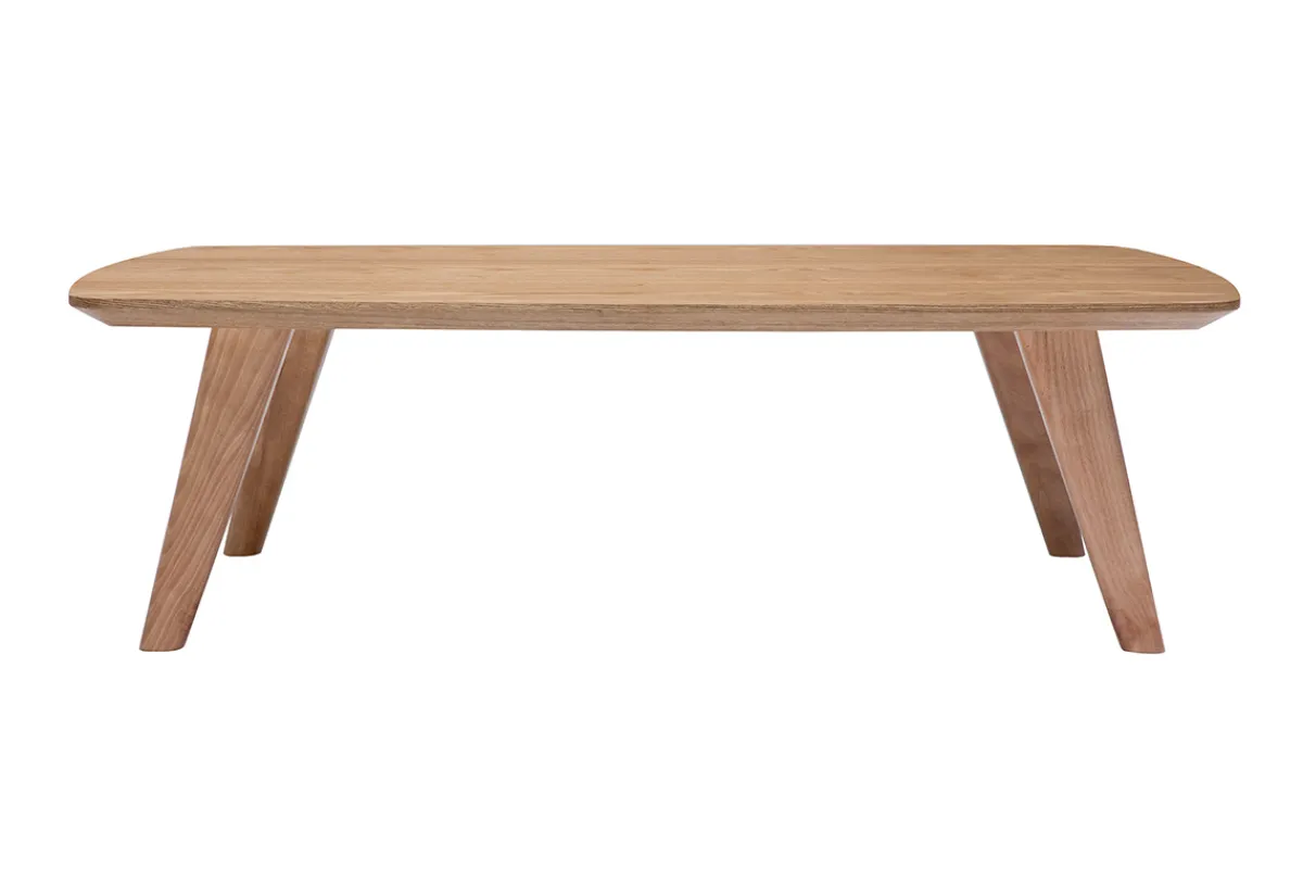 Miliboo Skandinavischer Couchtisch Esche 120 cm FIFTIES* Couchtische