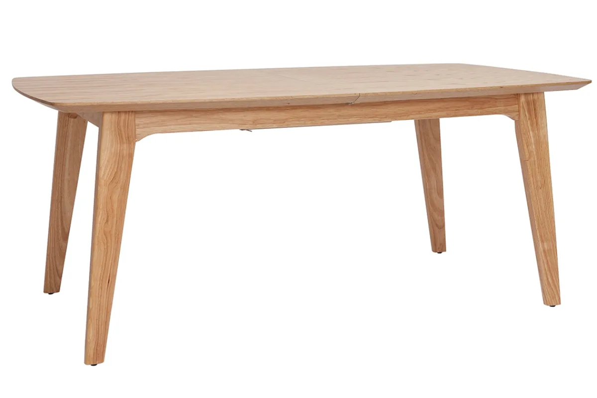 Miliboo Skandinavischer Esstisch ausziehbar Eichenfurnier B 180-230 cm FIFTIES* Ausziehtische
