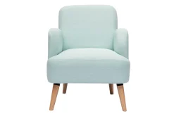 Miliboo Skandinavischer Sessel in Mintgrün und hellem Holz ISKO* Design-sessel|Sessel