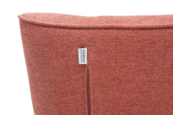 Miliboo Skandinavischer Sessel in terrakotta Stoff (Lachs-farbe) und Holz AVERY* Design-sessel|Sessel