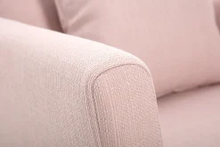 Miliboo Skandinavischer Sessel mit abnehmbarem, rosafarbenem Bezug OSLO* Design-sessel|Sessel
