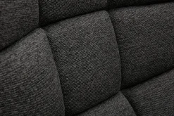 Miliboo Skandinavischer Sessel Stoff mit Samteffekt Dunkelgrau mit Holzfüßen BRODY* Design-sessel|Sessel
