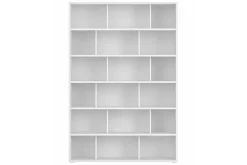 Miliboo Skandinavisches Bücherregal aus weißem Holz B140 cm EPURE* Bücherregale|Bücherregale