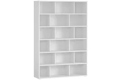 Miliboo Skandinavisches Bücherregal aus weißem Holz B140 cm EPURE* Bücherregale|Bücherregale