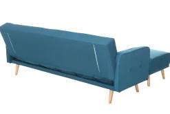 Miliboo Skandinavisches Eck-Schlafsofa entenblau ULLA* Schlafsofas|Ecksofas