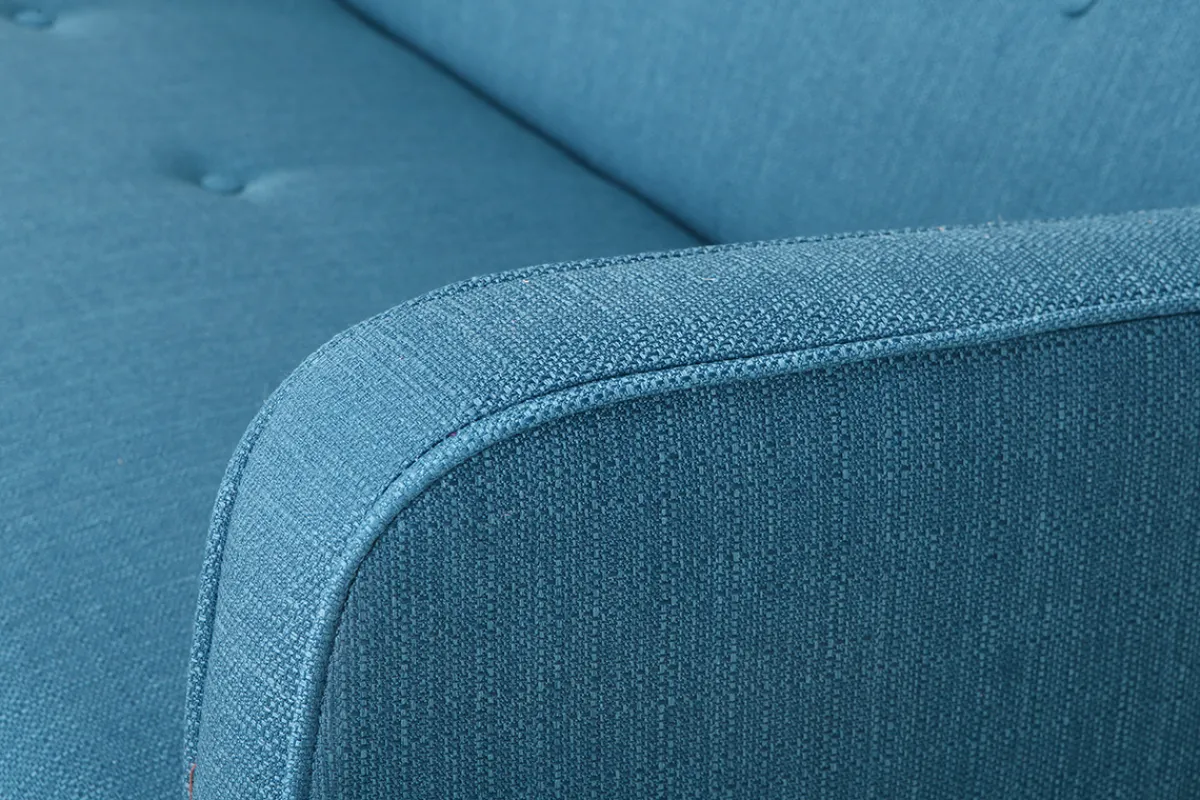 Miliboo Skandinavisches Eck-Schlafsofa entenblau ULLA* Schlafsofas|Ecksofas
