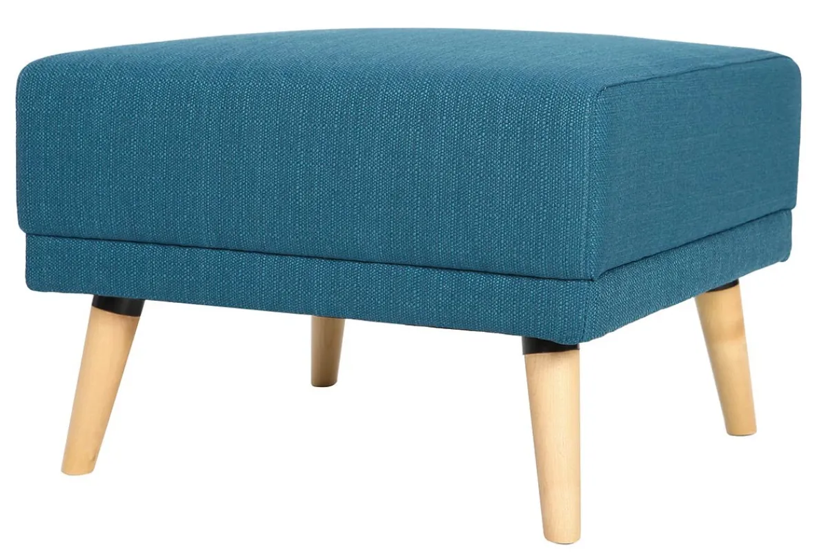 Miliboo Skandinavisches Eck-Schlafsofa entenblau ULLA* Schlafsofas|Ecksofas