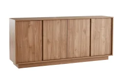 Miliboo Skandinavisches Sideboard mit 4 Türen in Eichenholzoptik B180 cm COMO* Sideboards