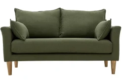Miliboo Skandinavisches 2-Sitzer-Sofa Khaki KATE* Design-sofas