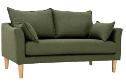 Miliboo Skandinavisches 2-Sitzer-Sofa Khaki KATE* Design-sofas