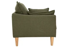 Miliboo Skandinavisches 2-Sitzer-Sofa Khaki KATE* Design-sofas