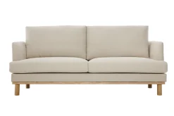 Miliboo Skandinavisches 3-Sitzer-Sofa beige HOBART* Design-sofas