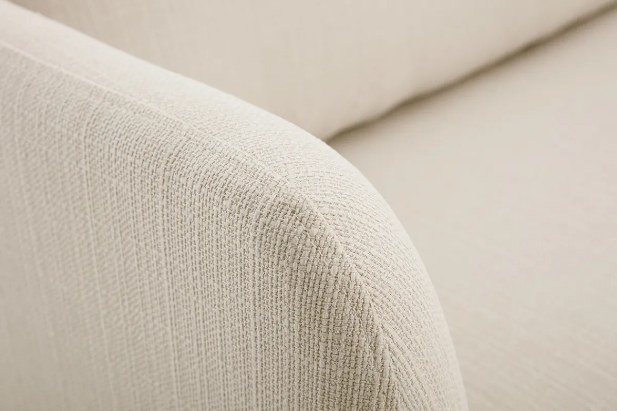 Miliboo Skandinavisches 3-Sitzer-Sofa beige HOBART* Design-sofas