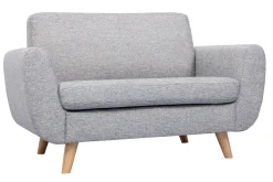 Miliboo Skandinavisches 2-Sitzer-Sofa grau PURE* Design-sofas