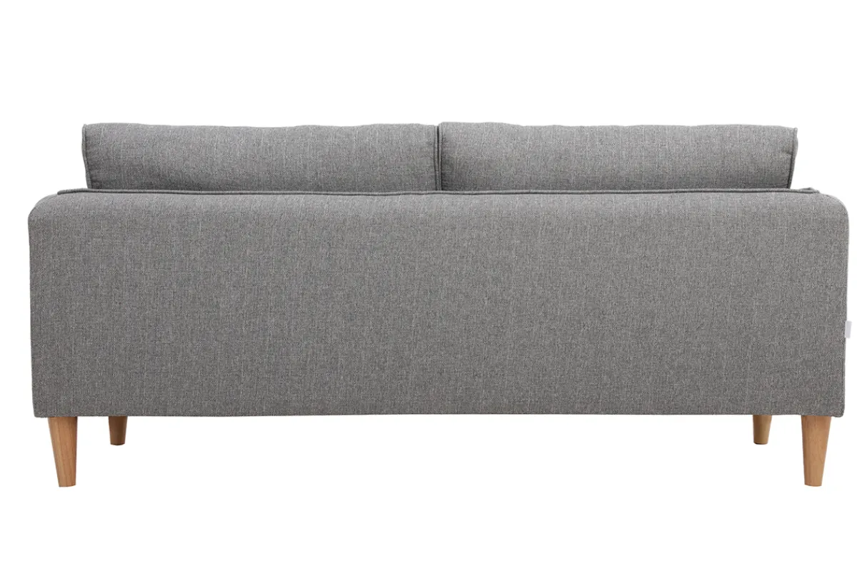 Miliboo Skandinavisches Sofa 3-Sitzer Hellgrau KURT* Design-sofas