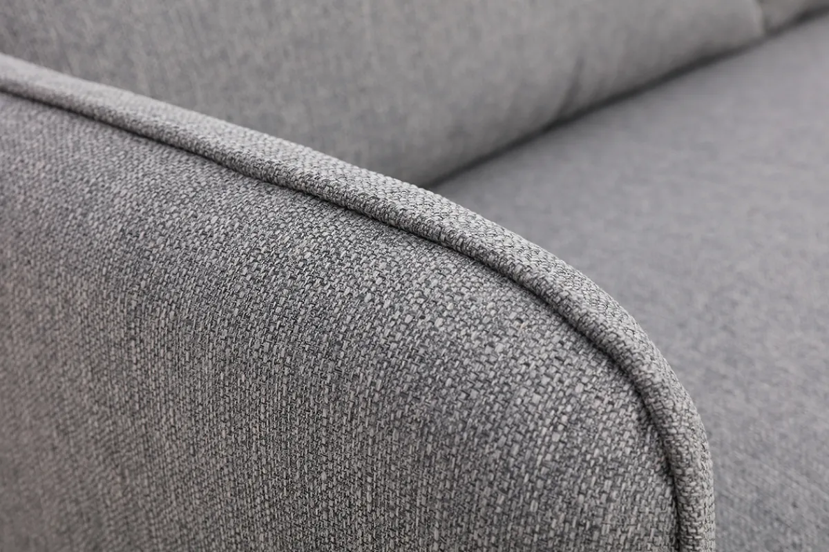 Miliboo Skandinavisches Sofa 3-Sitzer Hellgrau KURT* Design-sofas