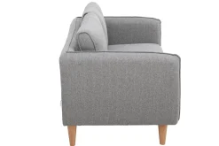 Miliboo Skandinavisches Sofa 2-Sitzer Hellgrau KURT* Design-sofas