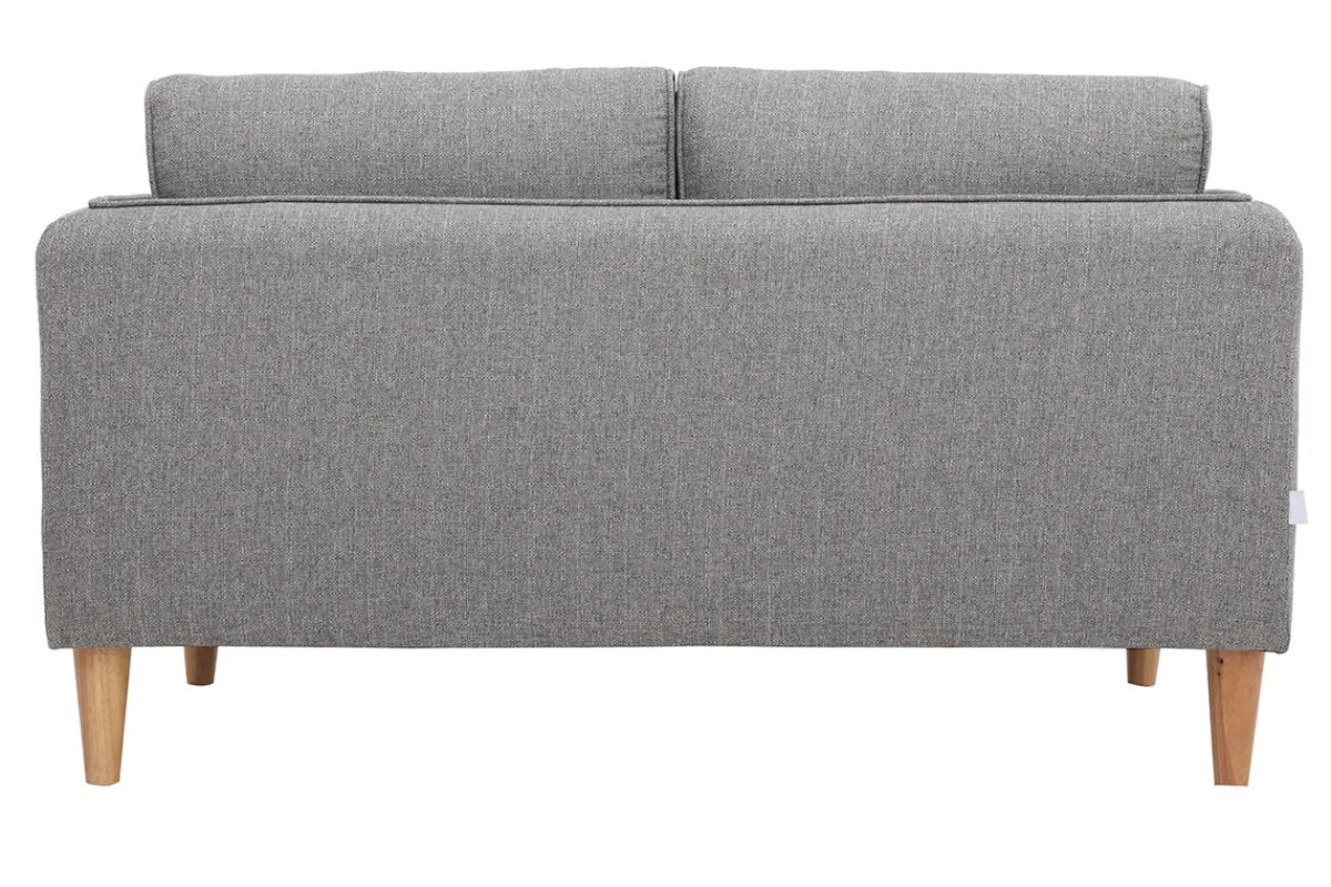Miliboo Skandinavisches Sofa 2-Sitzer Hellgrau KURT* Design-sofas