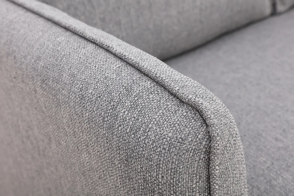 Miliboo Skandinavisches Sofa 2-Sitzer Hellgrau KURT* Design-sofas