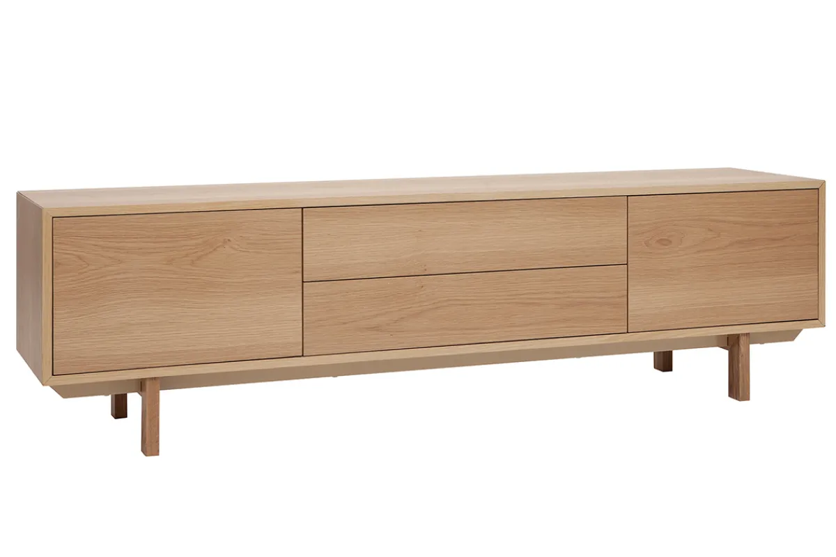 Miliboo Skandinavisches TV-Möbel aus hellem Holz B180cm SID* Tv-lowboards