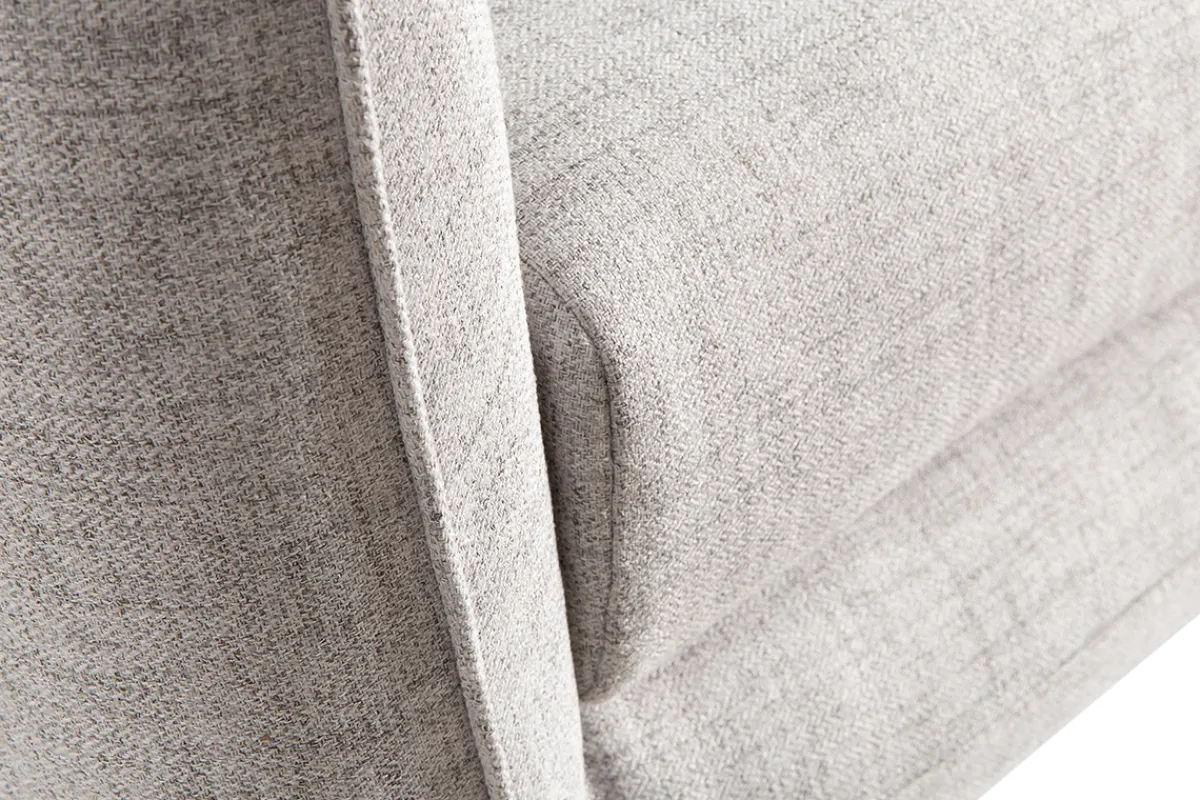 Miliboo Sofa skandinavisch 3 Plätze hellgrau-meliert CREEP* Schlafsofas