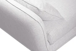 Miliboo Sofa skandinavisch 3 Plätze hellgrau-meliert CREEP* Design-sofas