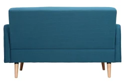 Miliboo Sofa skandinavisch 2 Plätze Blau ULLA* Design-sofas