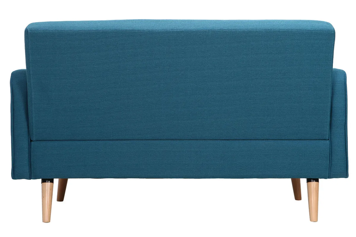 Miliboo Sofa skandinavisch 2 Plätze Blau ULLA* Design-sofas