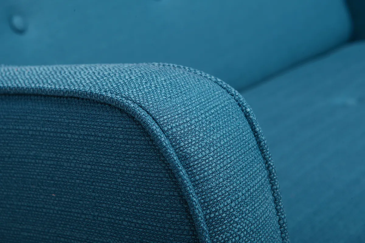 Miliboo Sofa skandinavisch 2 Plätze Blau ULLA* Design-sofas