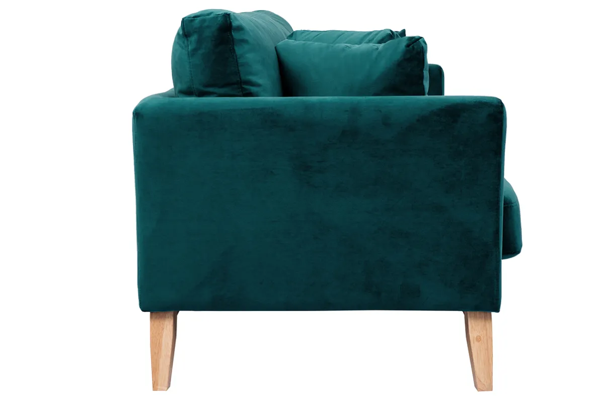 Miliboo Sofa skandinavisch 3 Plätze Bezug abnhembar Rosa OSLO* Design-sofas