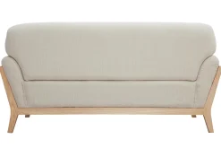 Miliboo Sofa skandinavisch 2 Plätze beiger Stoff YOKO* Design-sofas